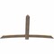 Ekena Millwork Bellingham Smooth Timber Gable Bracket, Douglas Fir, 84"W x 49"H x 1 1/2"D x 5 1/2"F, 14/12 Pitch GBW084X49X0206BEL00SDF - alternate 5
